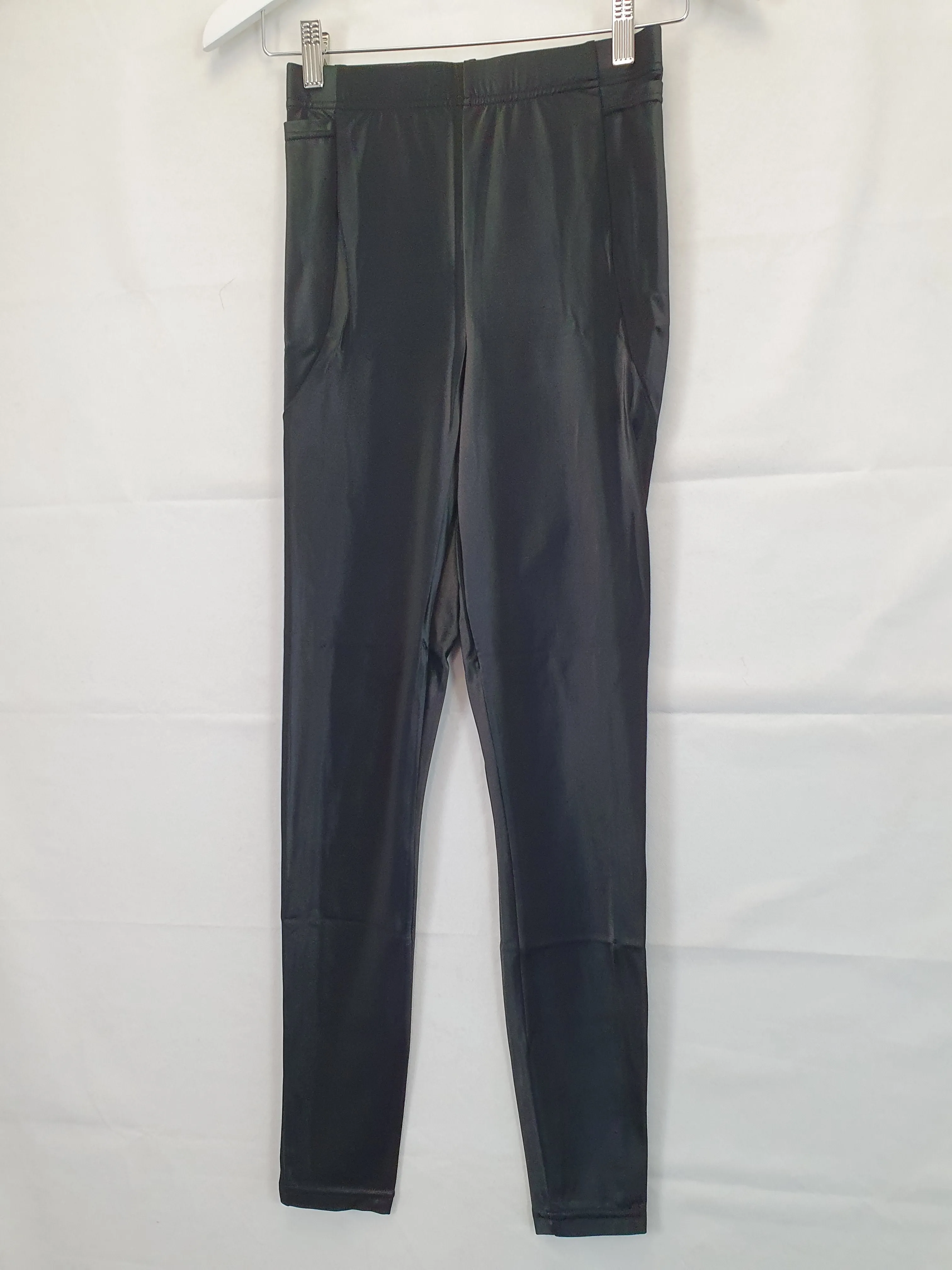 Blackmilk Shiny Pocket Leggings Size S