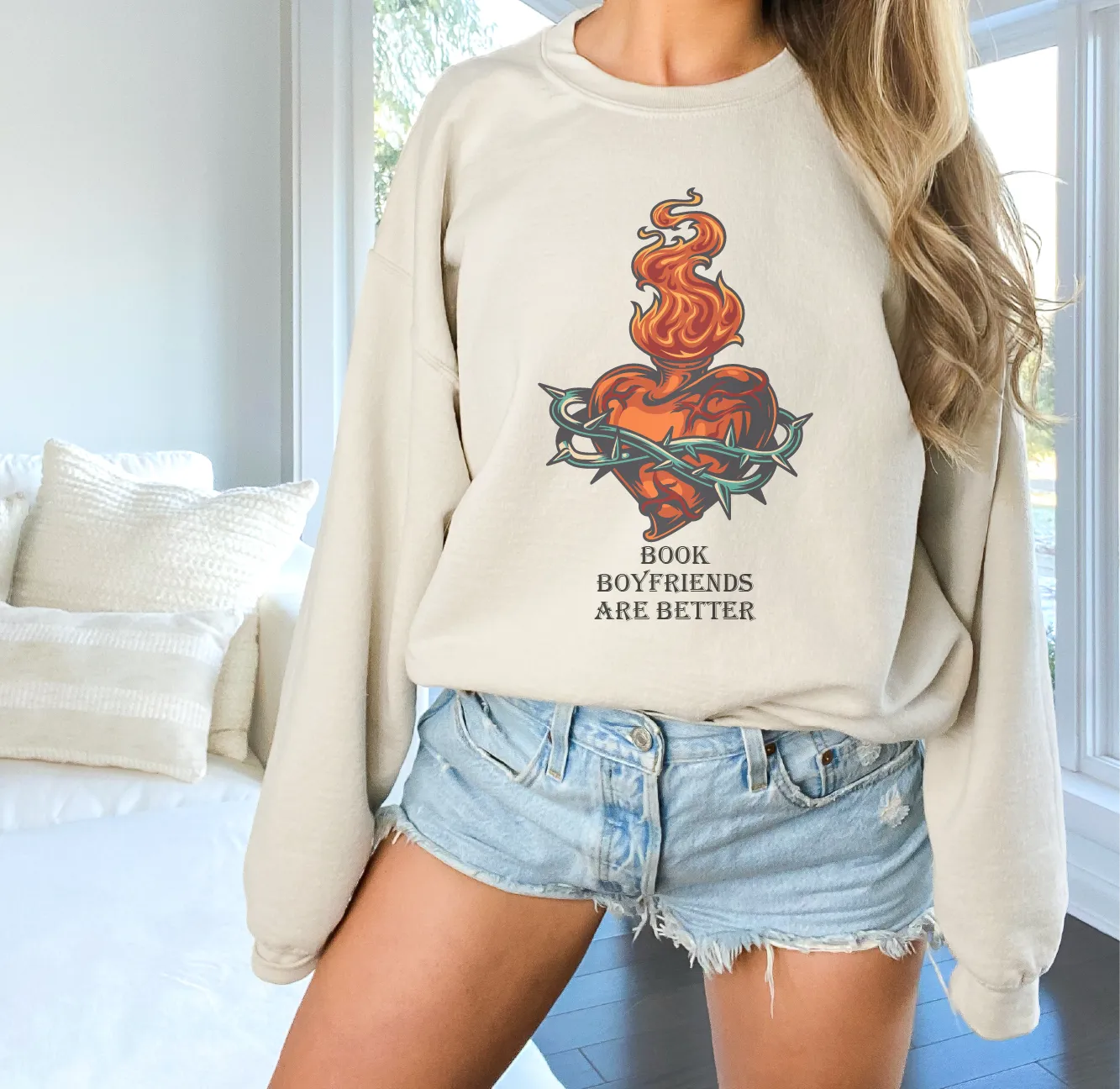 Book Boyfriends Are Better Gildan Sweatshirt