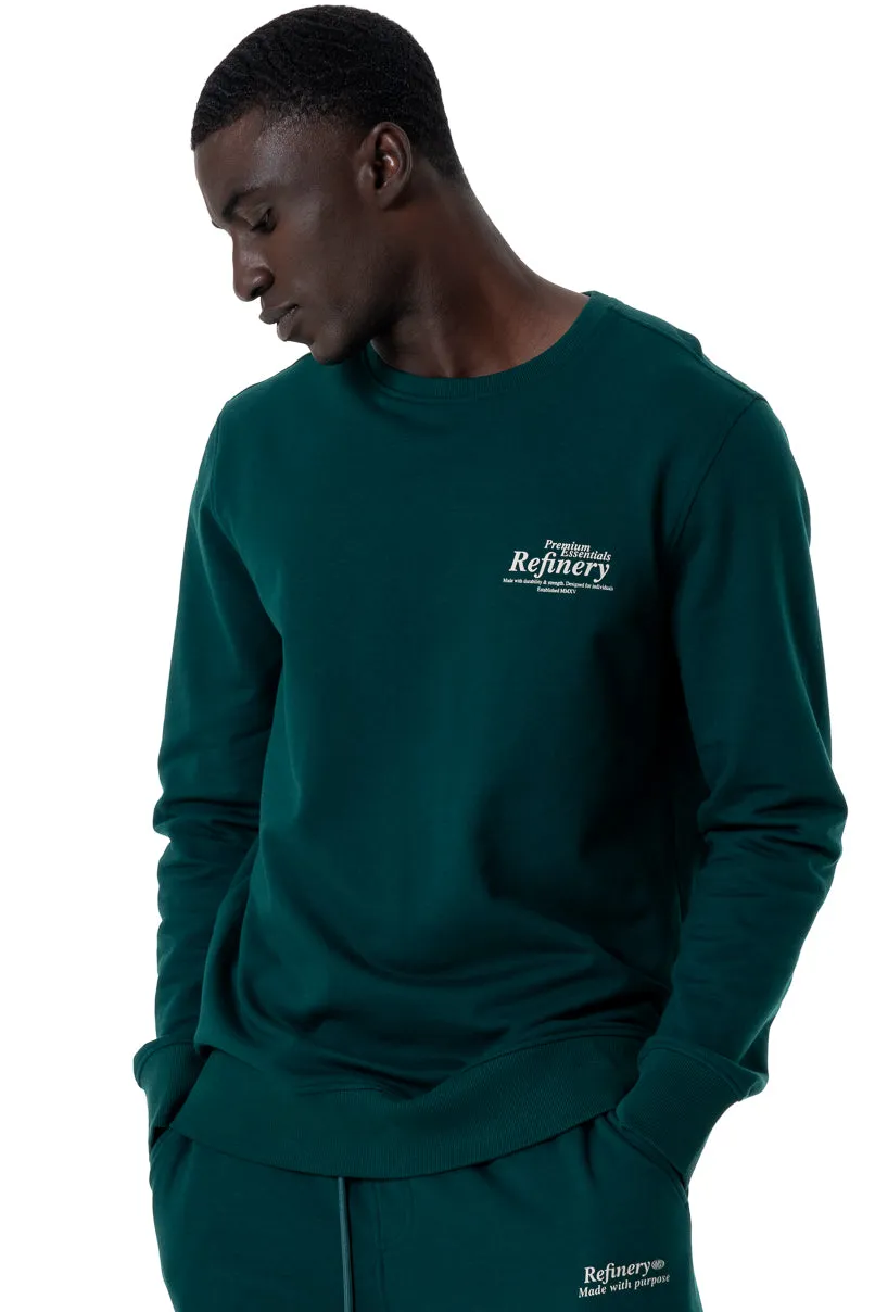 Branded Sweater _ 146208 _ Emerald