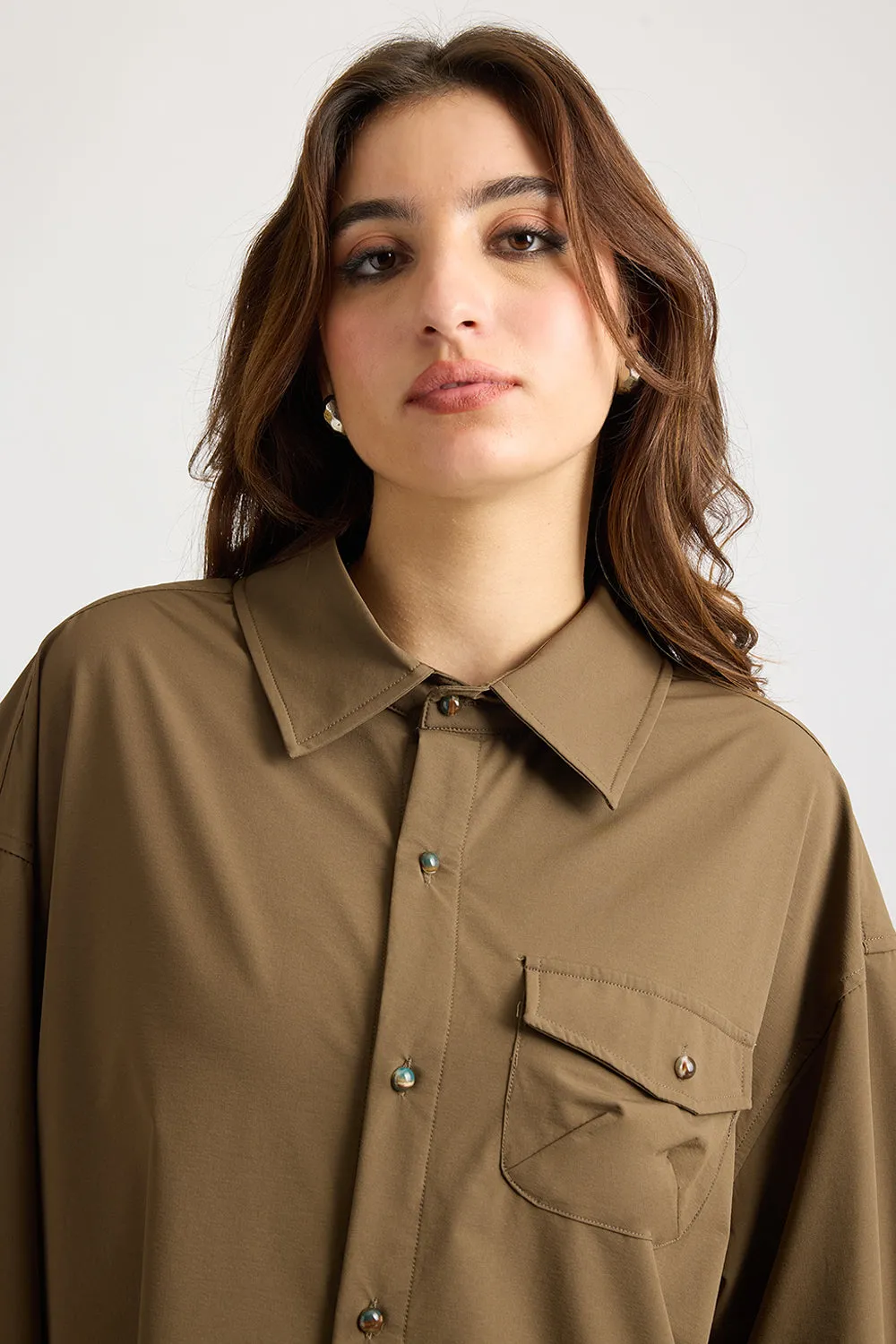 Brown Breezey Light Shirt