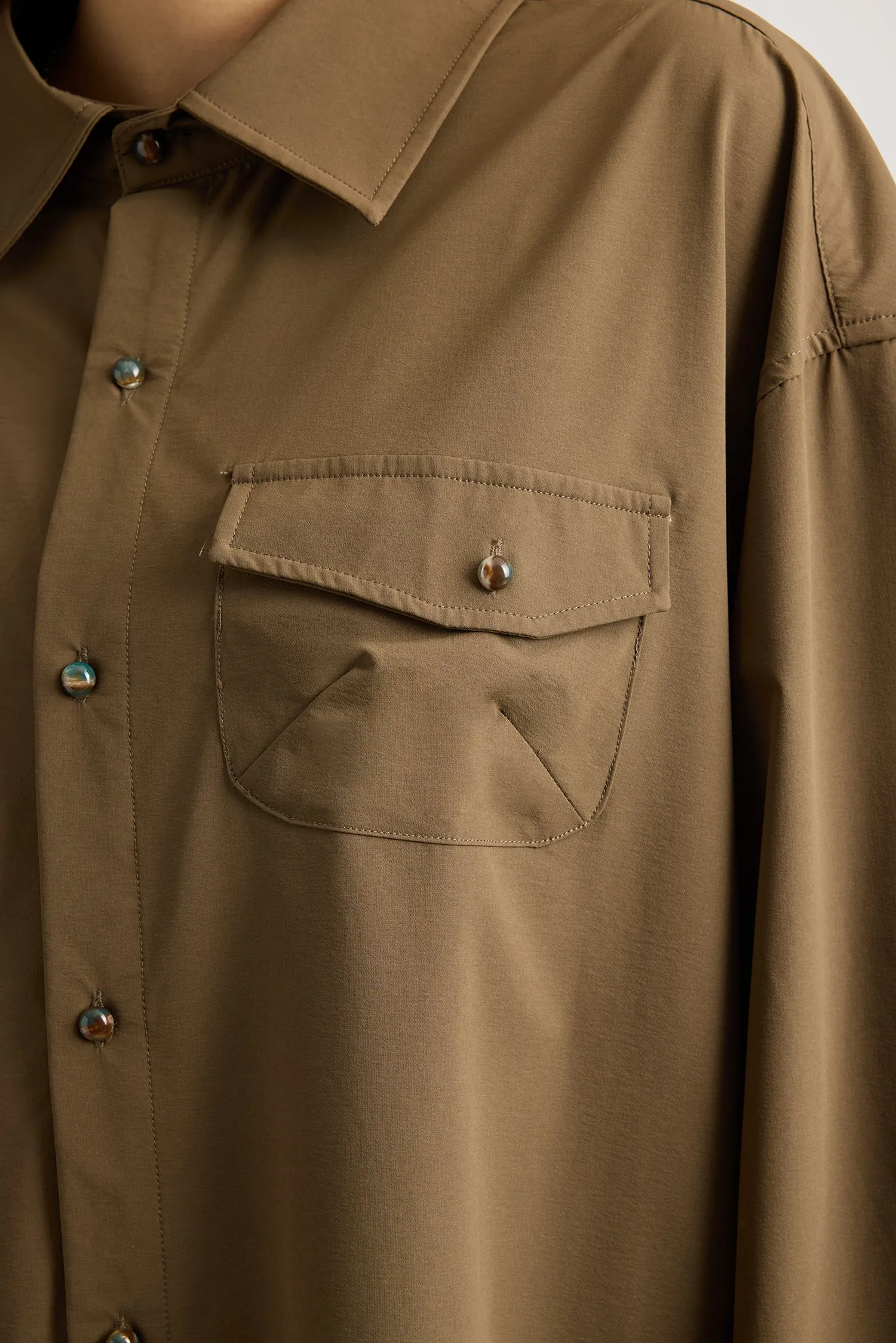 Brown Breezey Light Shirt