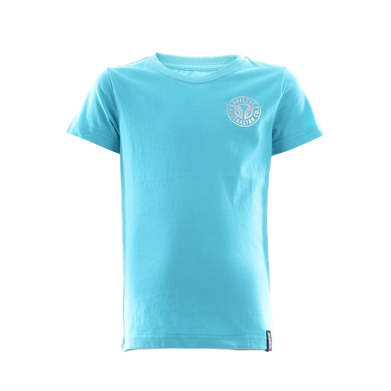 Bullzye Girls Bullring Short Sleeve Tee Aqua