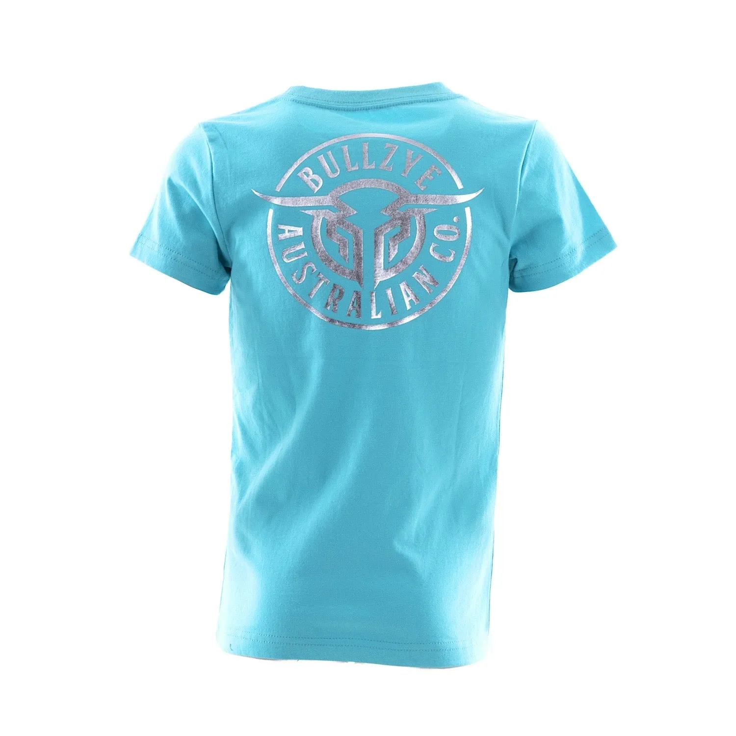 Bullzye Girls Bullring Short Sleeve Tee Aqua