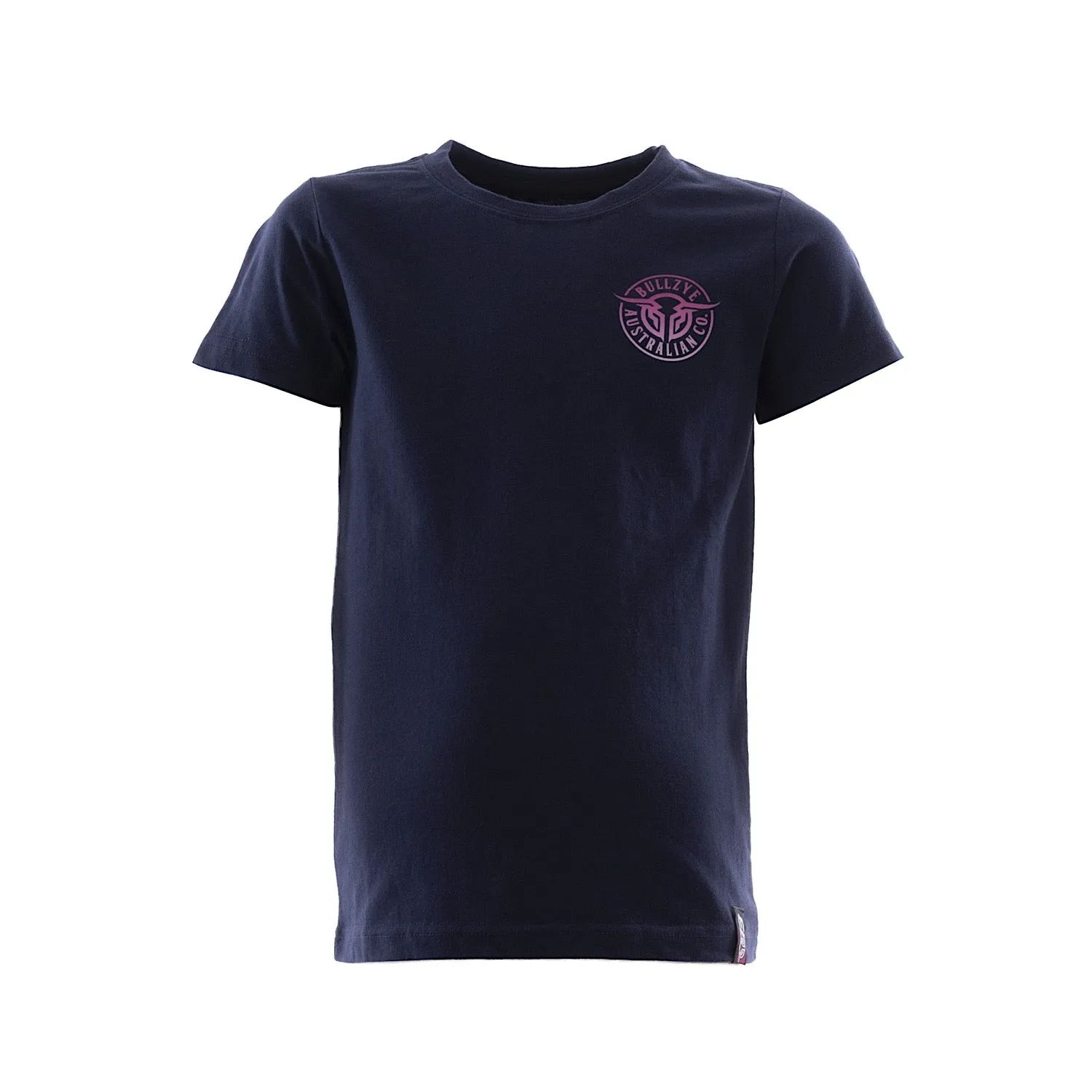 Bullzye Girls Bullring Short Sleeve Tee Navy