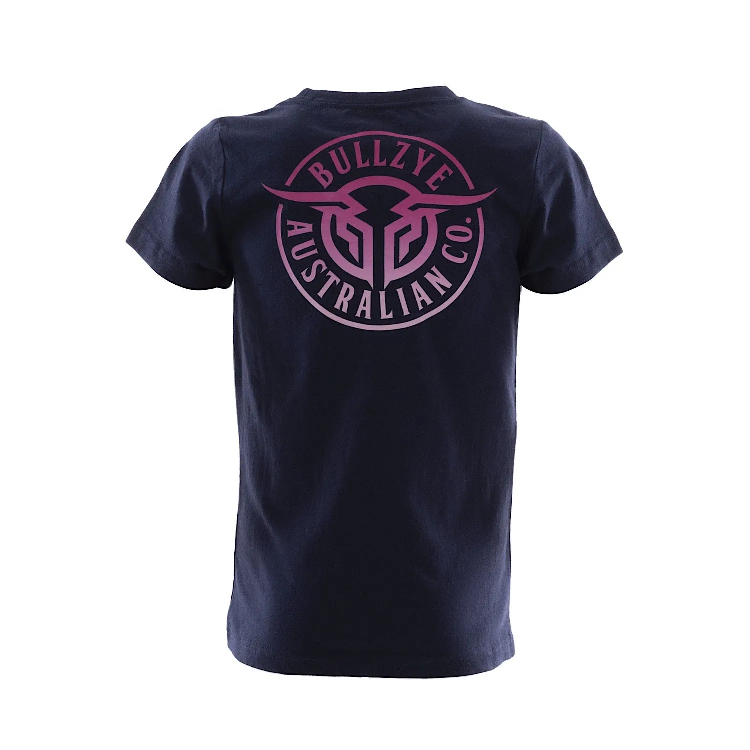 Bullzye Girls Bullring Short Sleeve Tee Navy