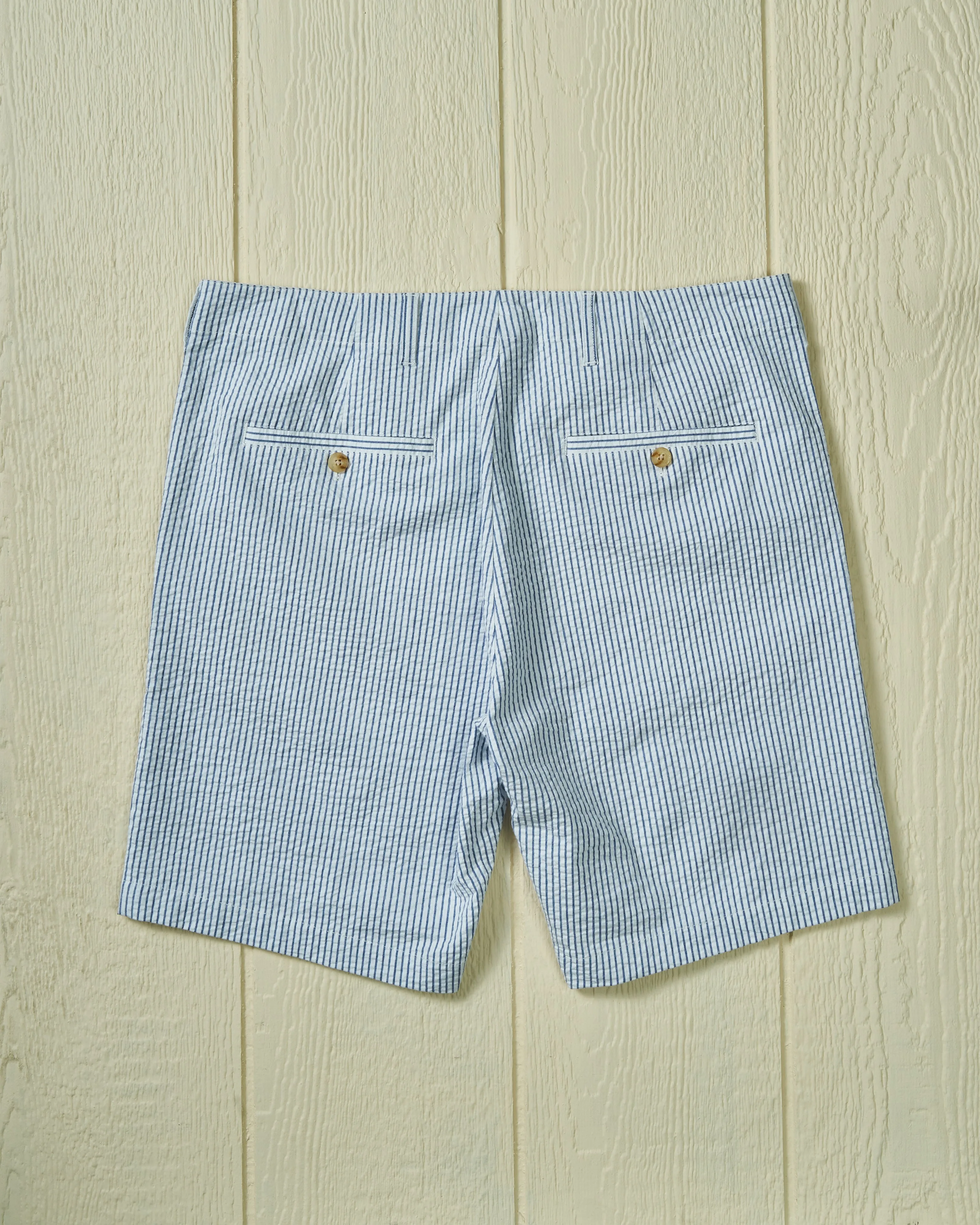 Camden Short in Navy Seersucker