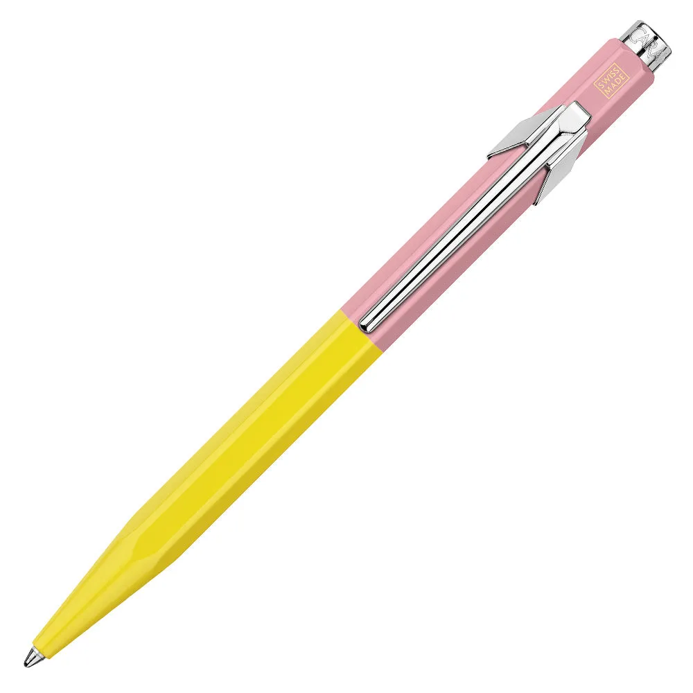 Caran d'Ache 849 Ballpoint Pen Paul Smith Limited Edition Chartreuse / Rose