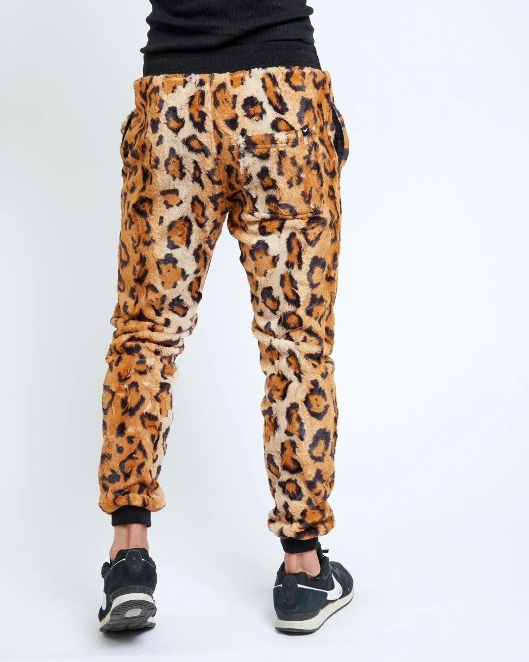 Cheetah ULTRA SOFT Faux Fur Sweatpants | Men's