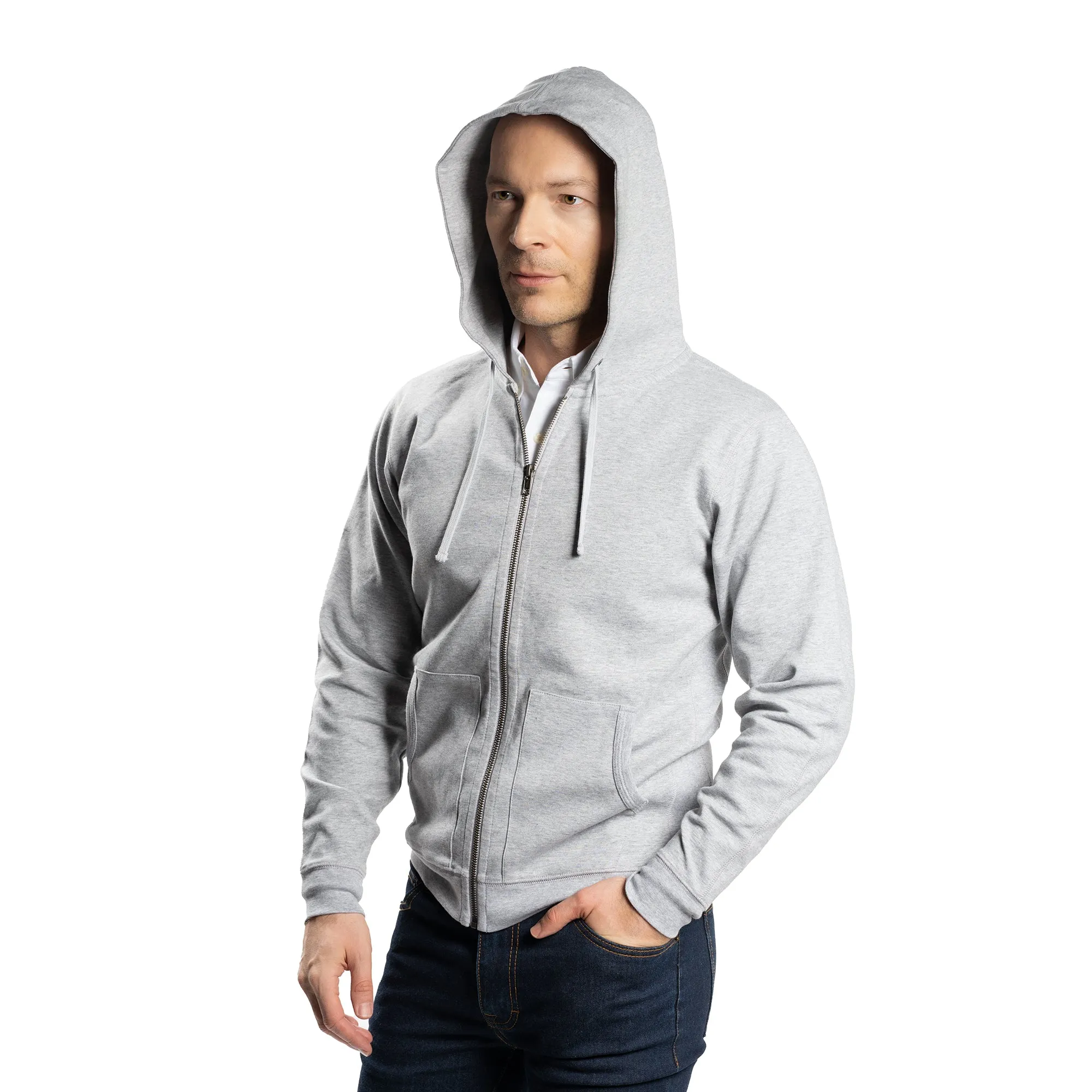 Classic Hoodie - Heather Grey