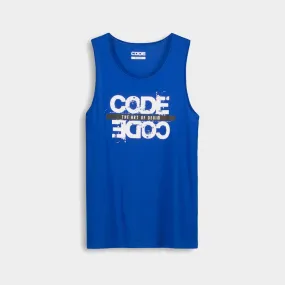 Code Mens Uranus Tank Top Blue/Multi  _ 180655 _ Blue