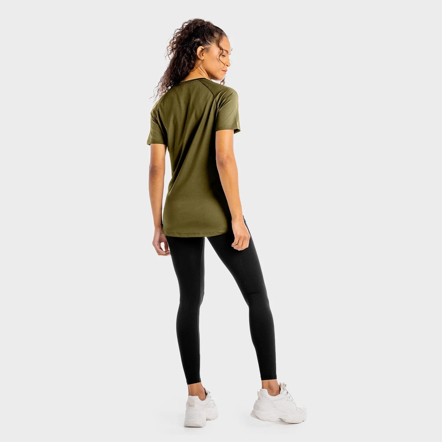 Core Mesh Tee - Khaki