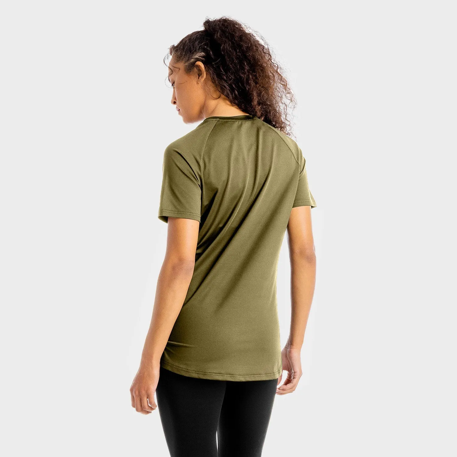 Core Mesh Tee - Khaki