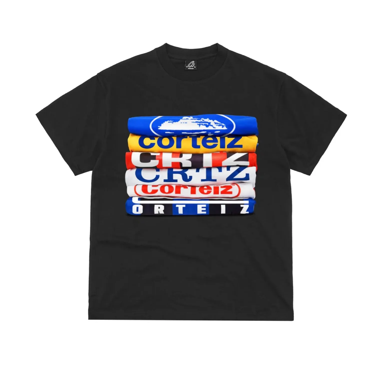 Corteiz Stack Tee 'Black'