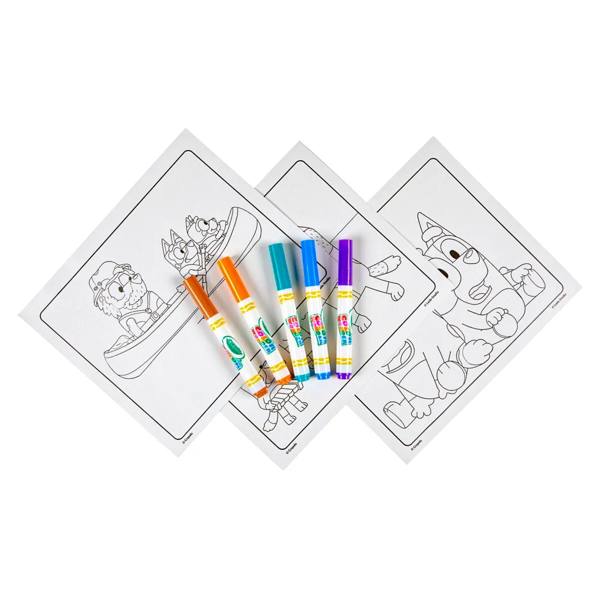 Crayola Color Wonder Mess Free Colouring Bluey