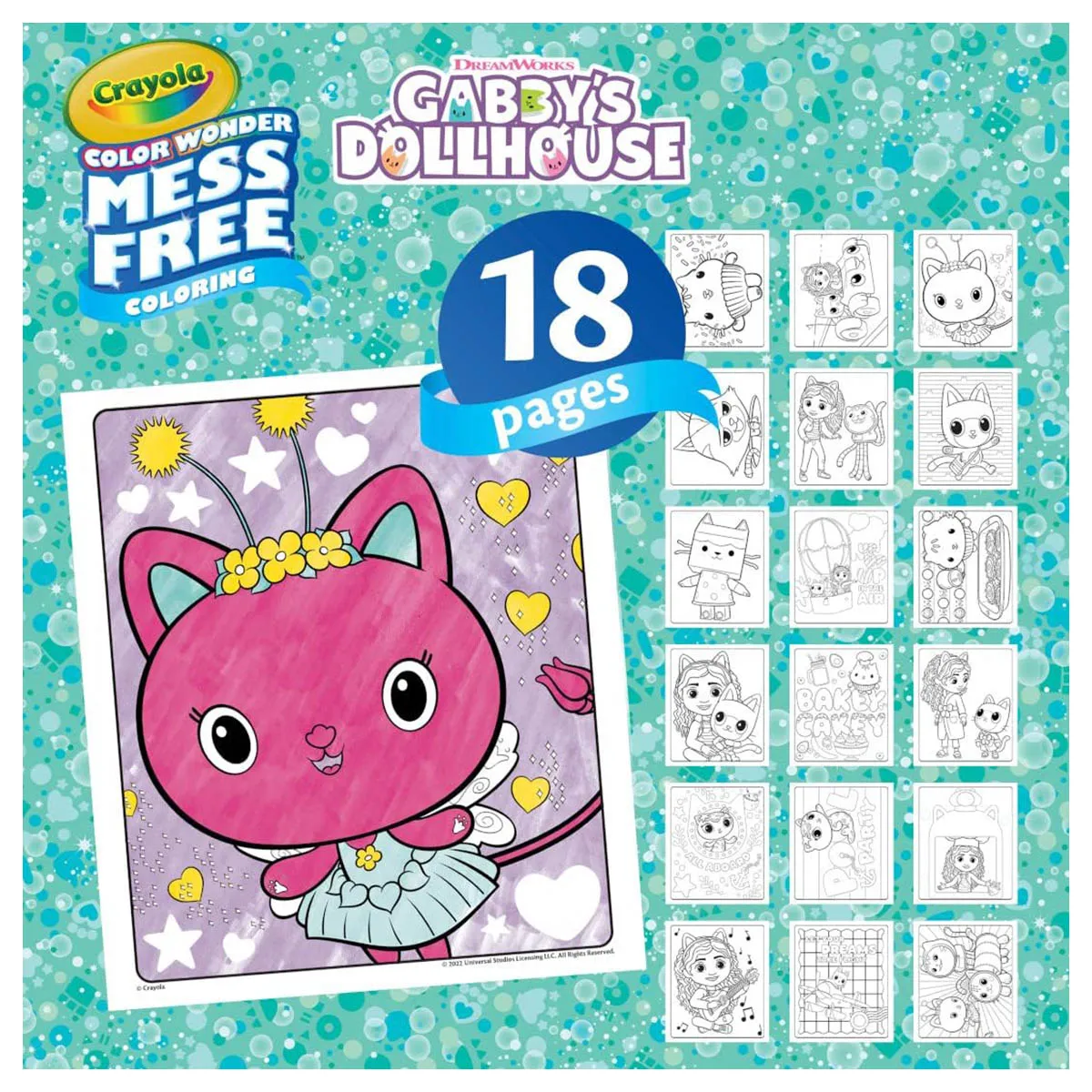 Crayola Color Wonder Mess Free Colouring Gabby's Dollhouse