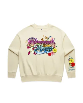 Custom Printed Sweatshirt for Mum - With Custom kids names on sleeve - 07_Mama Style