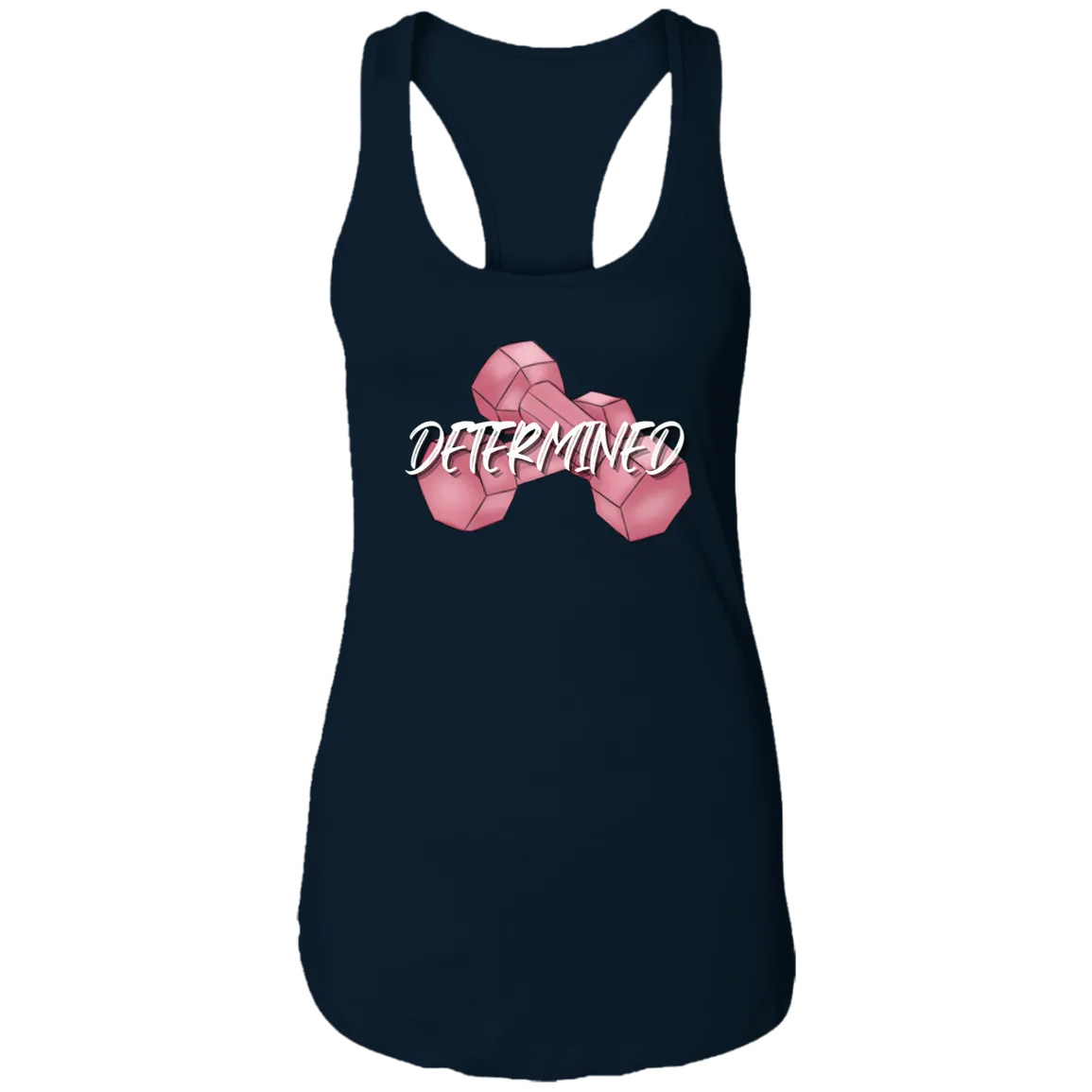 Determined Racerback Women's Tank Top