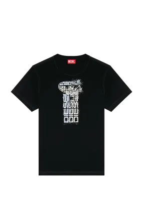 Diesel Black T-Diegor T-Shirt