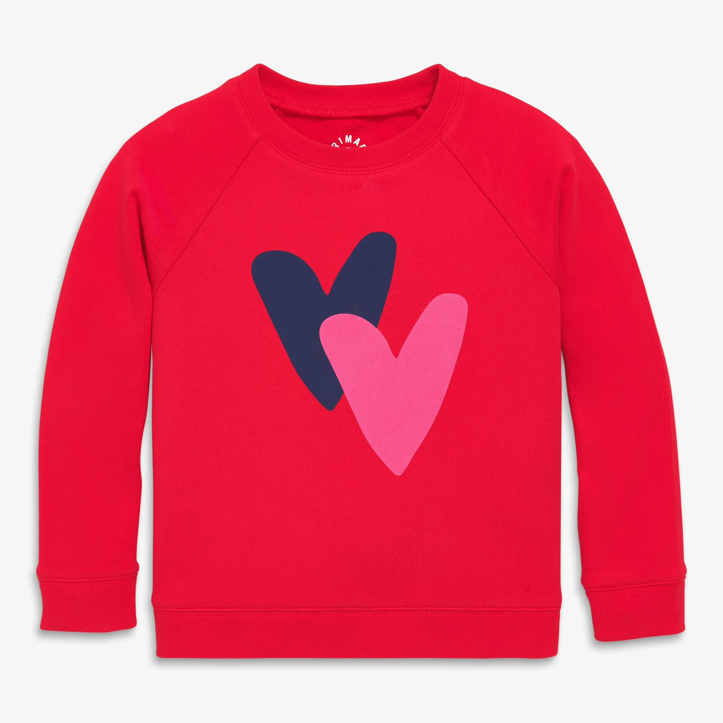 Double heart sweatshirt