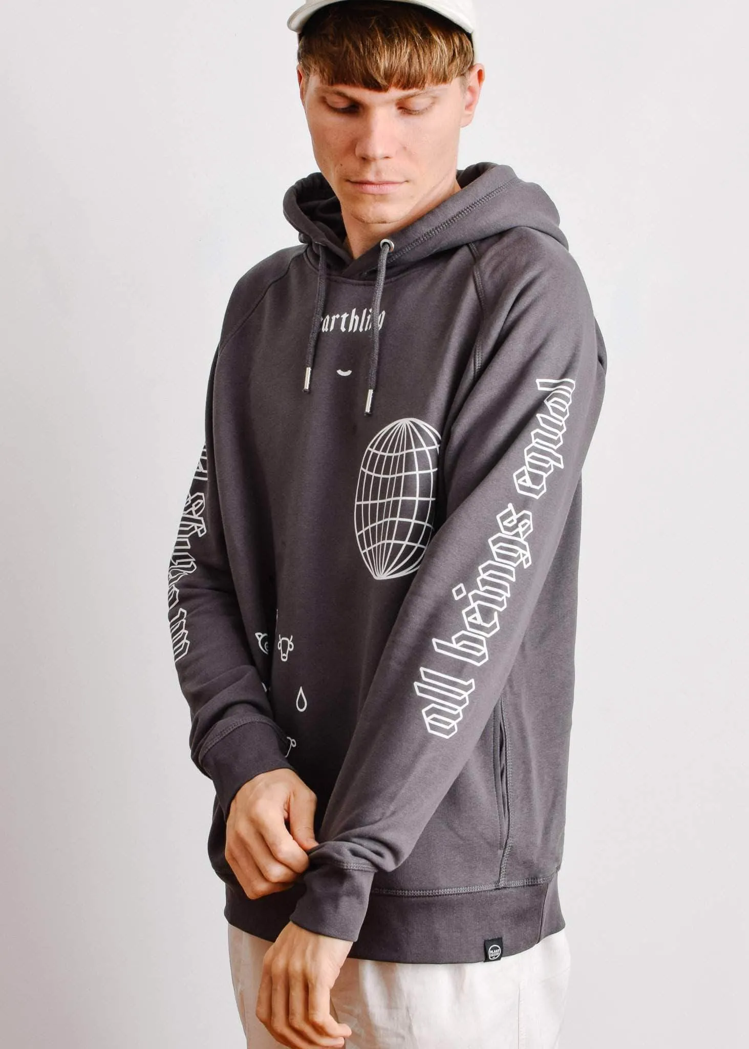 Earthling - Hoodie - Charcoal - ORGANIC x RECYCLED