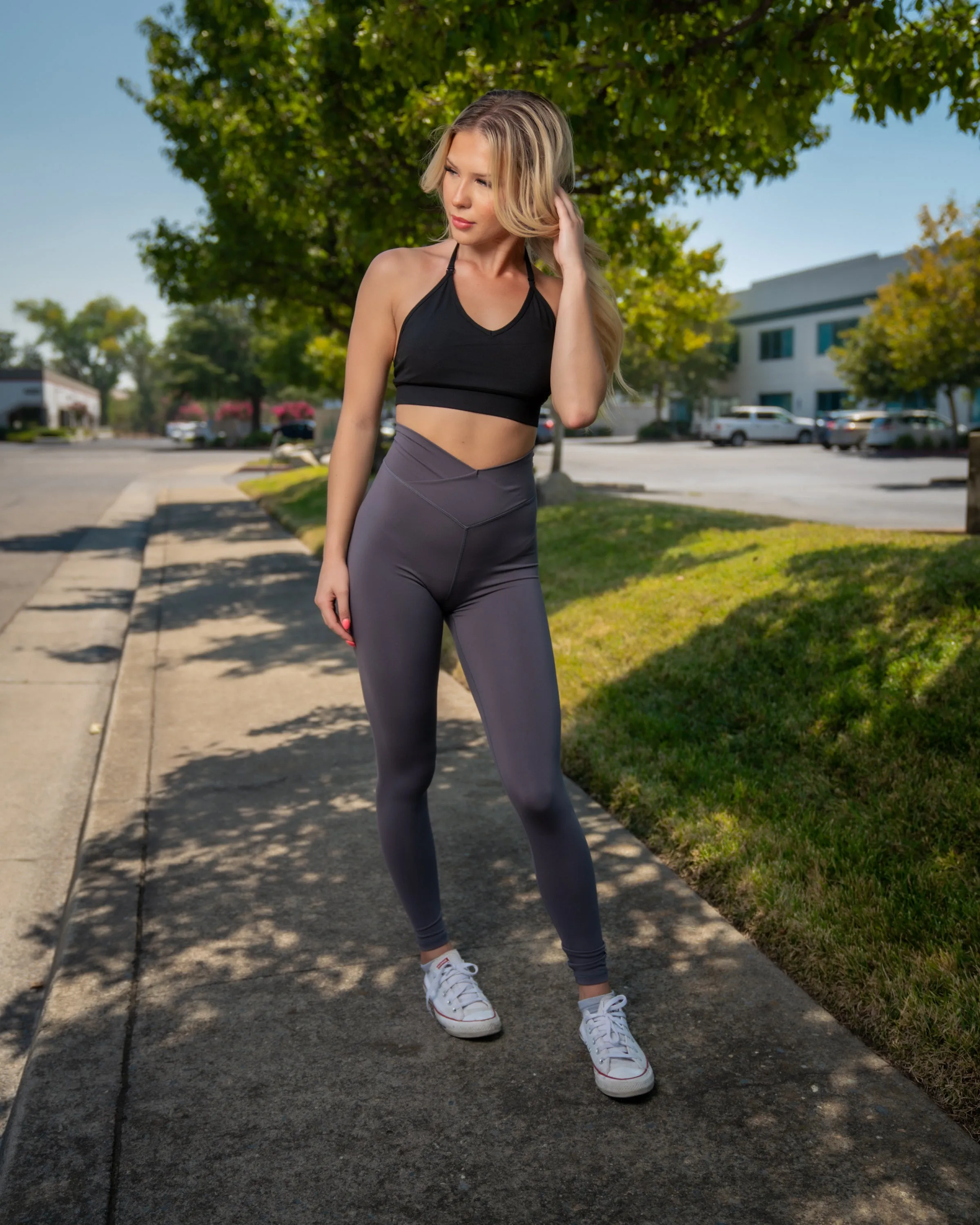 Effortless Vortex Classic Leggings - Alloy Steel