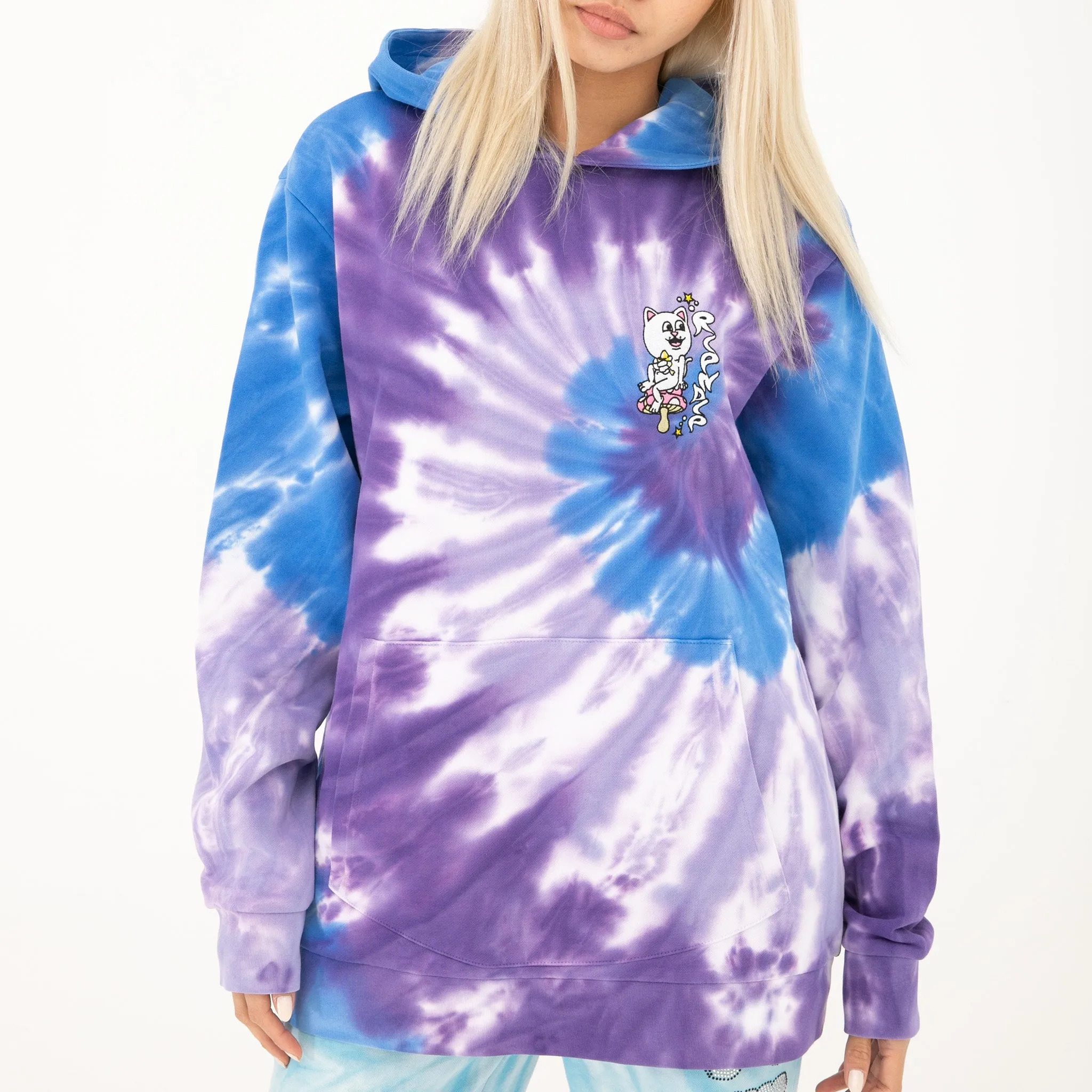 Friday Jr Hoodie (Purple/Lilac Spiral Dye)