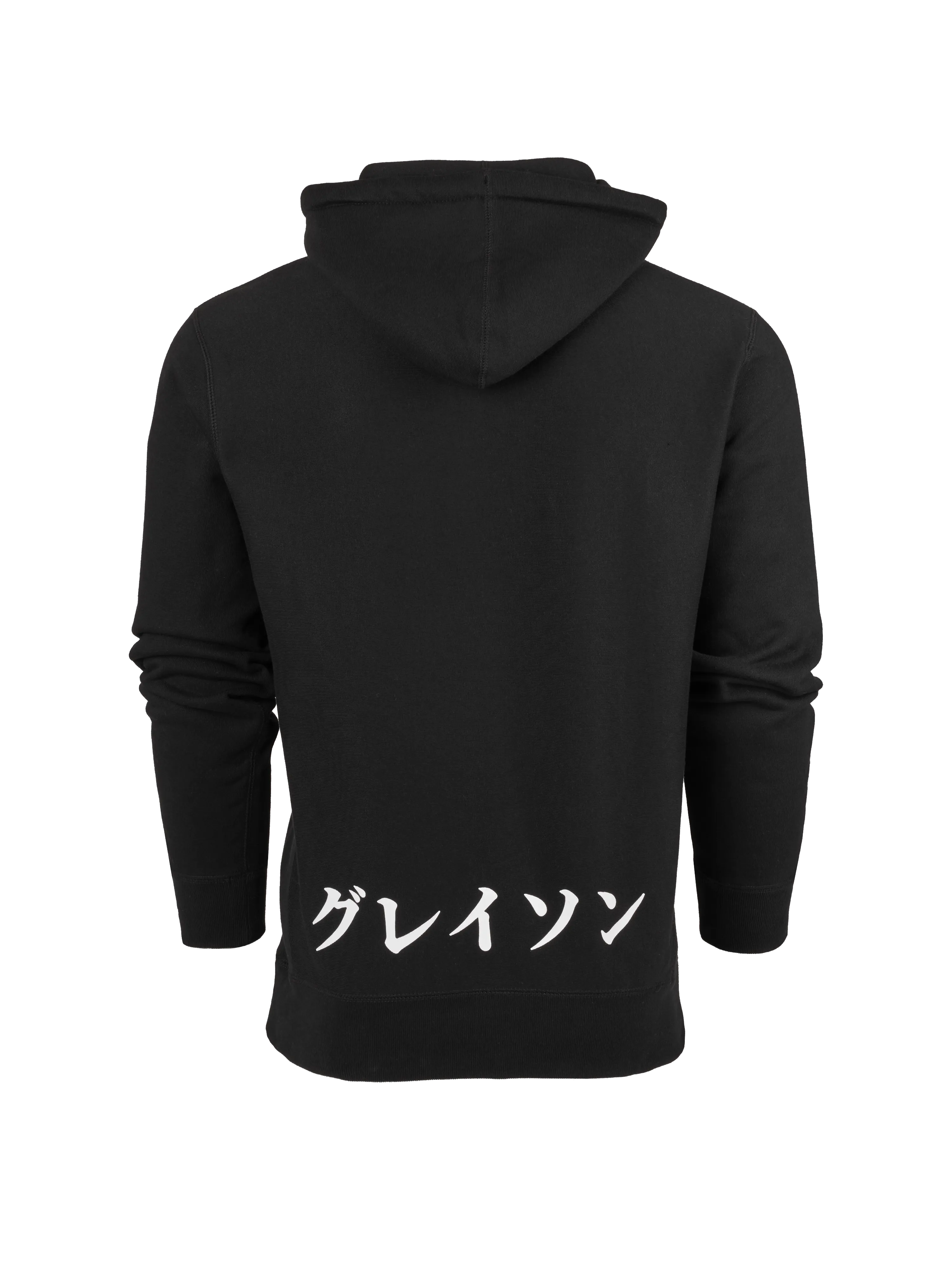 Greysons Cozy Samurai Wolf Print Hoodie by Miura - Ideal for Fireside Lounging