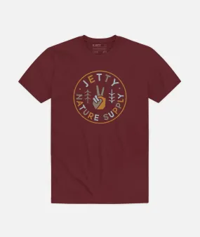 Grom Good Natured Tee - Maroon