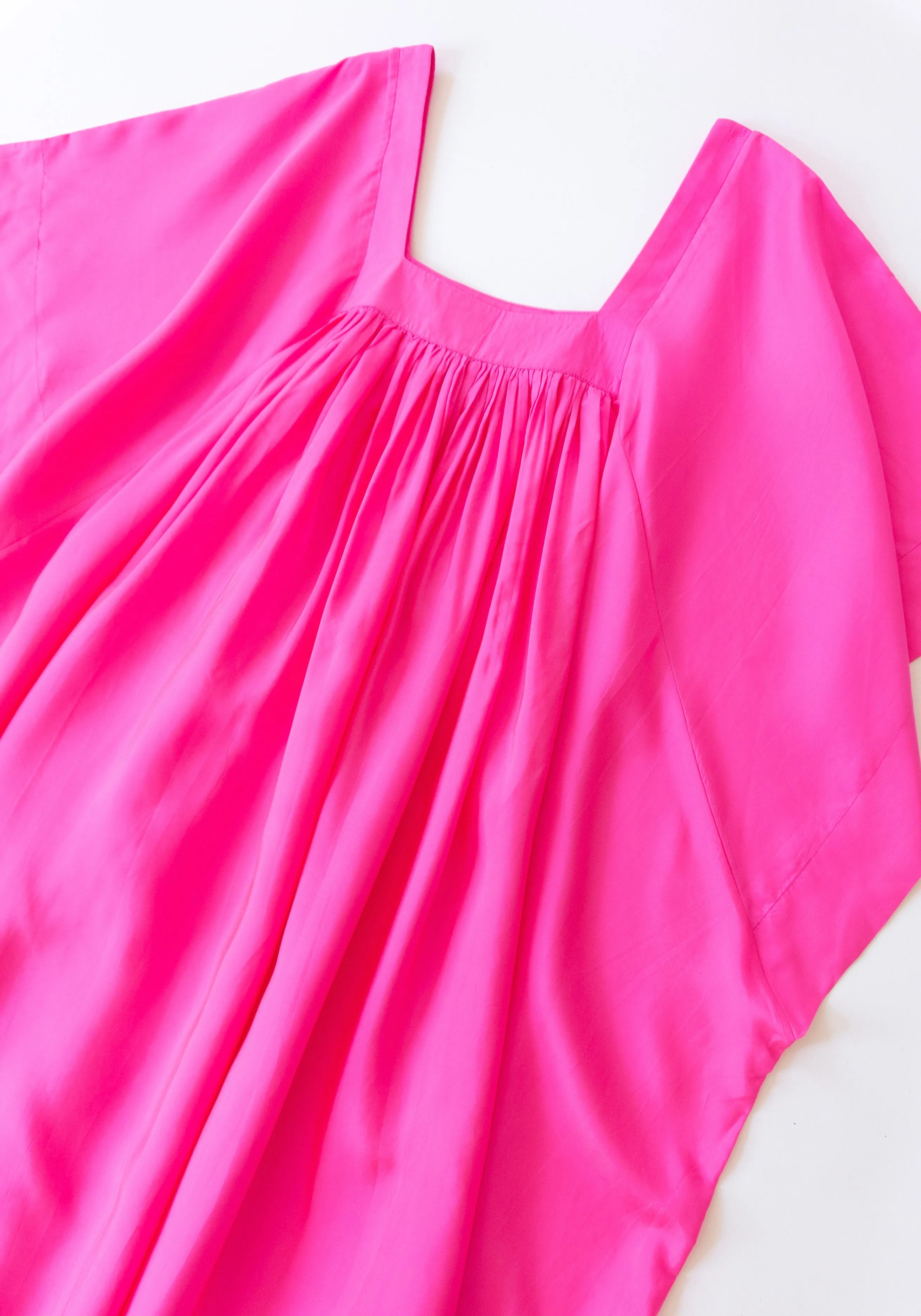 Hanoi Caftan Dress in Fuchsia