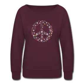 Holiday Peace Sign- Sweatshirt