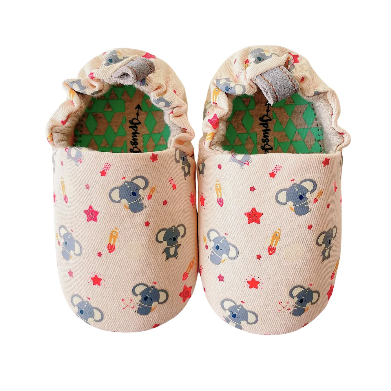 JplusJ Koala Vanilla Organic Baby Shoes 米白樹熊有機棉學步鞋