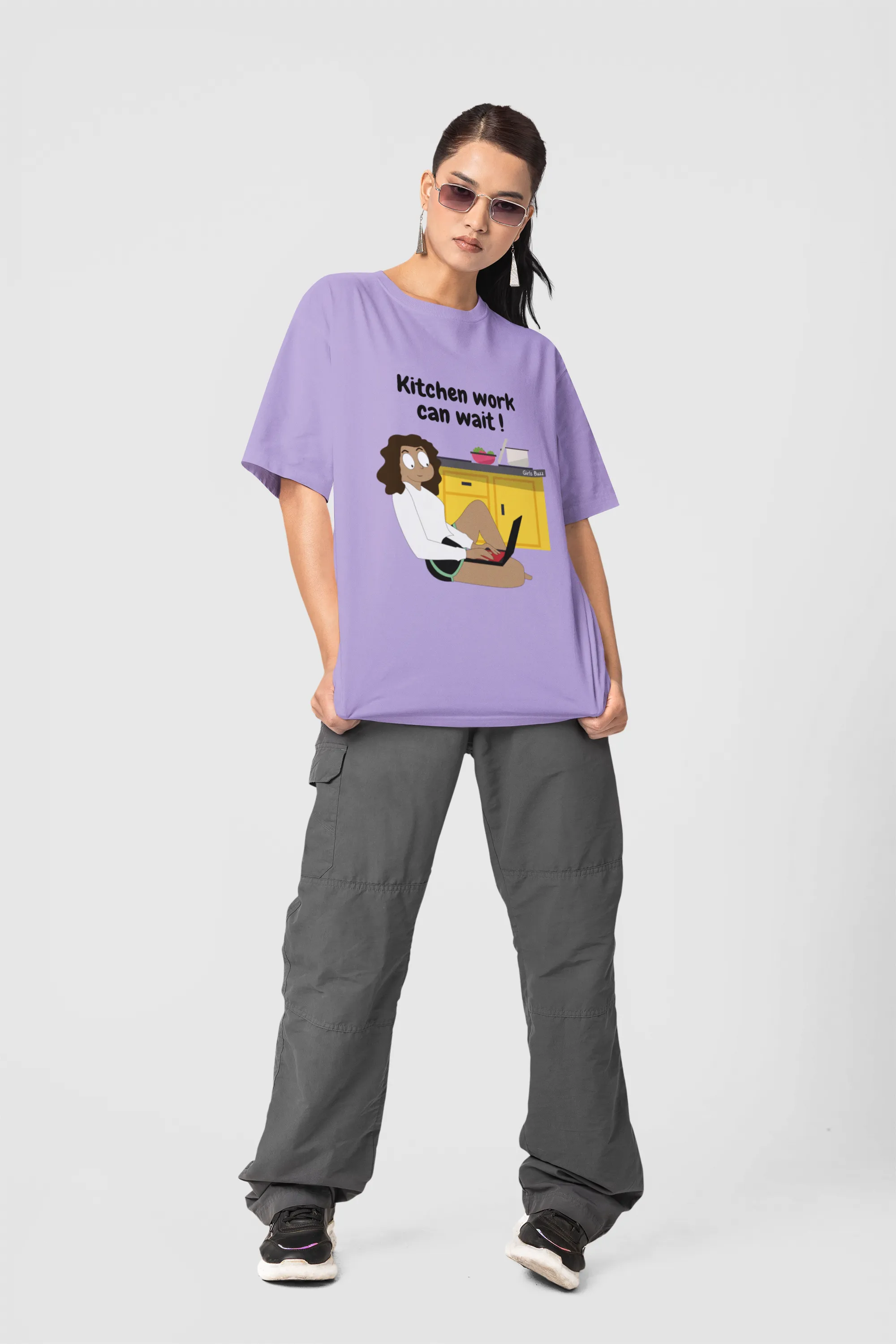 Kitchen Can Wait Oversized Tee