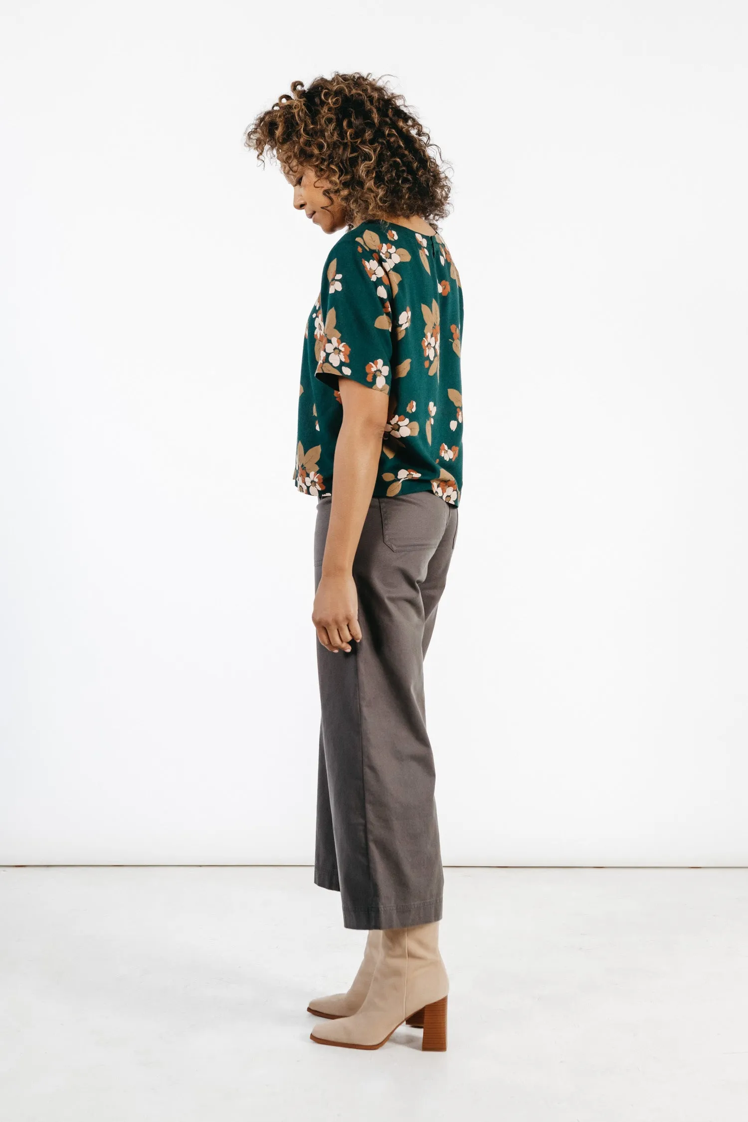 Leona Shirt / Forest Floral