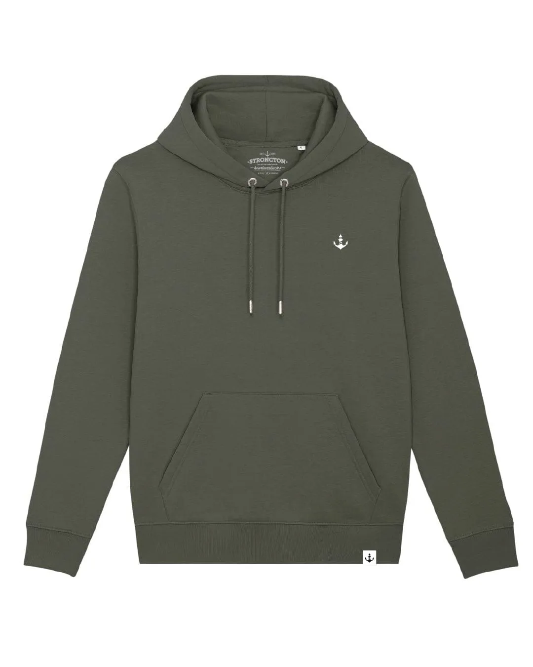 Logo Stitch Hoodie - Khaki