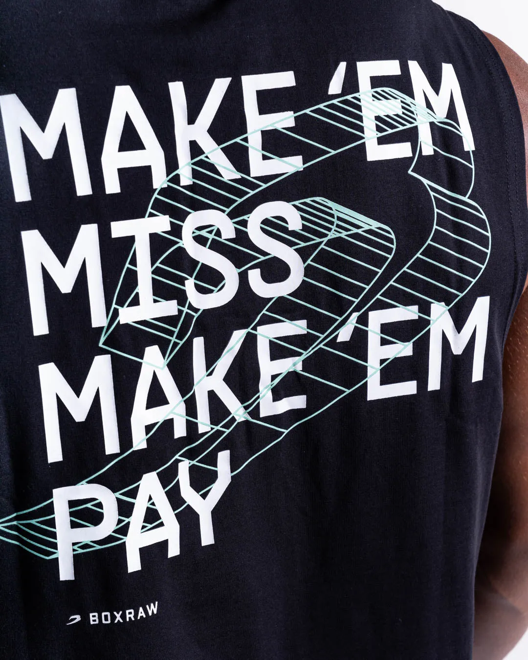 Make 'Em Miss Muscle Tank - Black