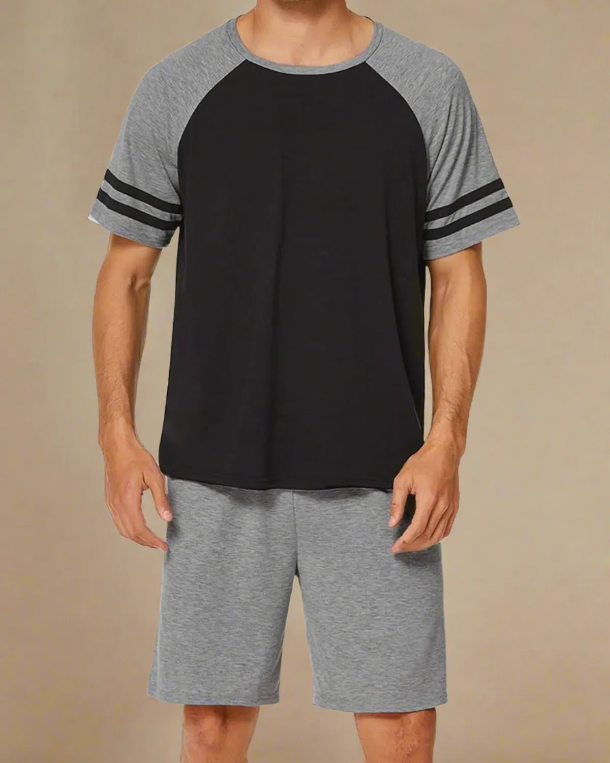 Men Raglan T-shirt and Shorts PJS