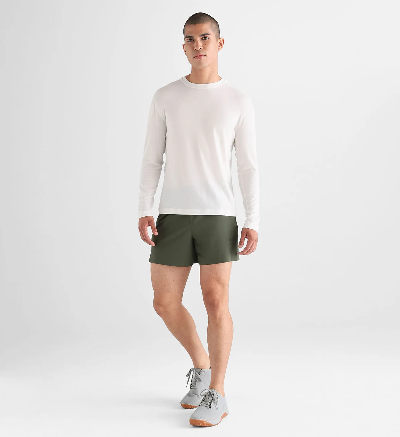 Men's Blended Merino Wool Long Sleeve Tee