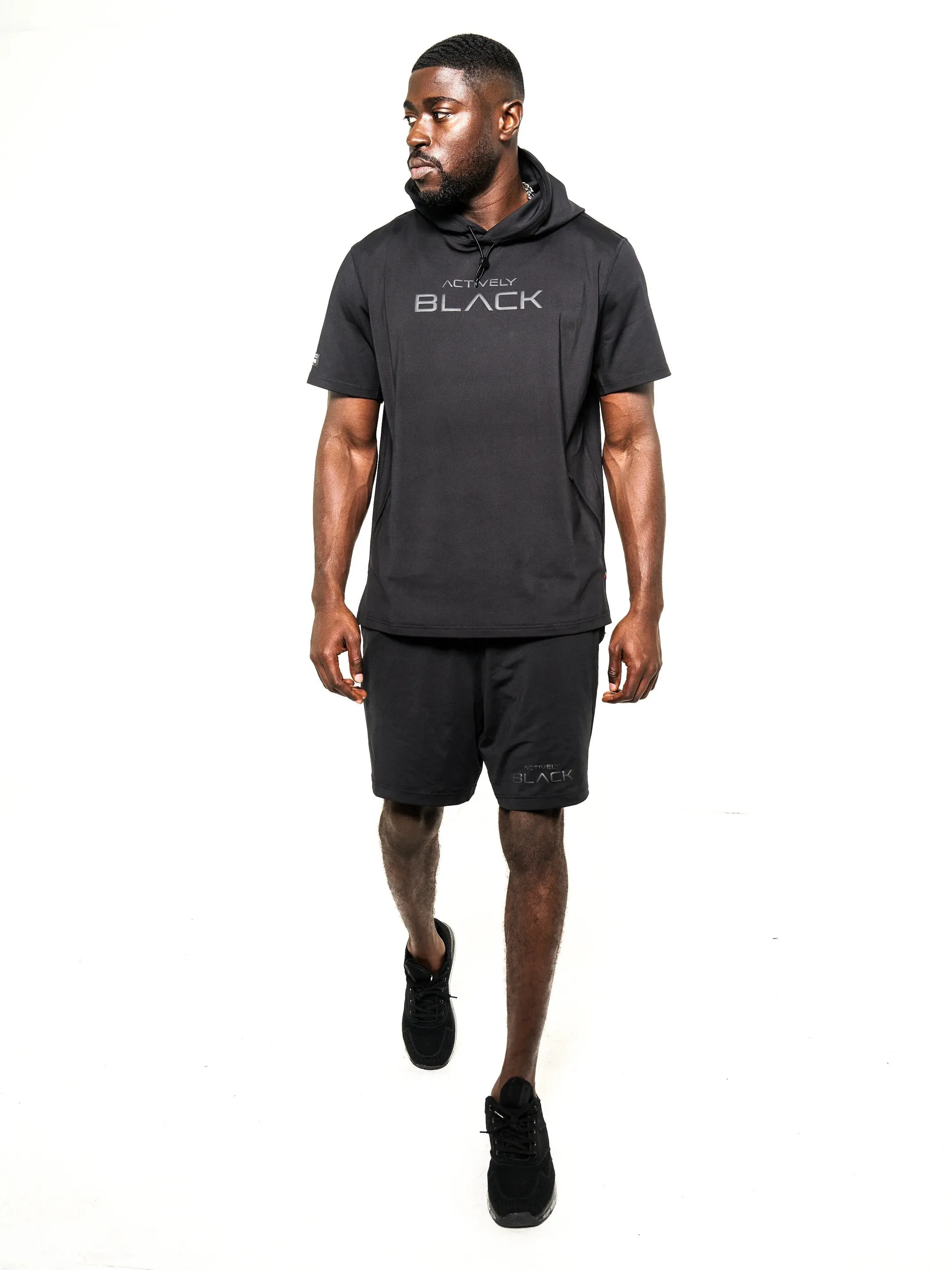 Men's Stealth Short Sleeve Performance Hoodie