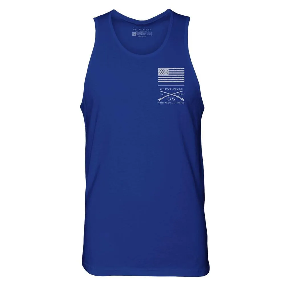 Men's Strength Through Suffering Tank - Royal