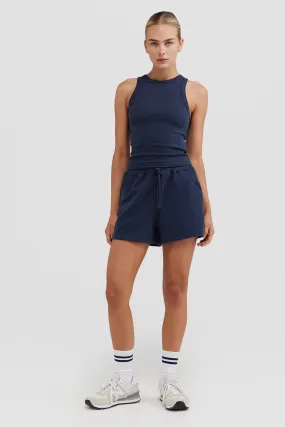 Mimi Rib Tank Navy