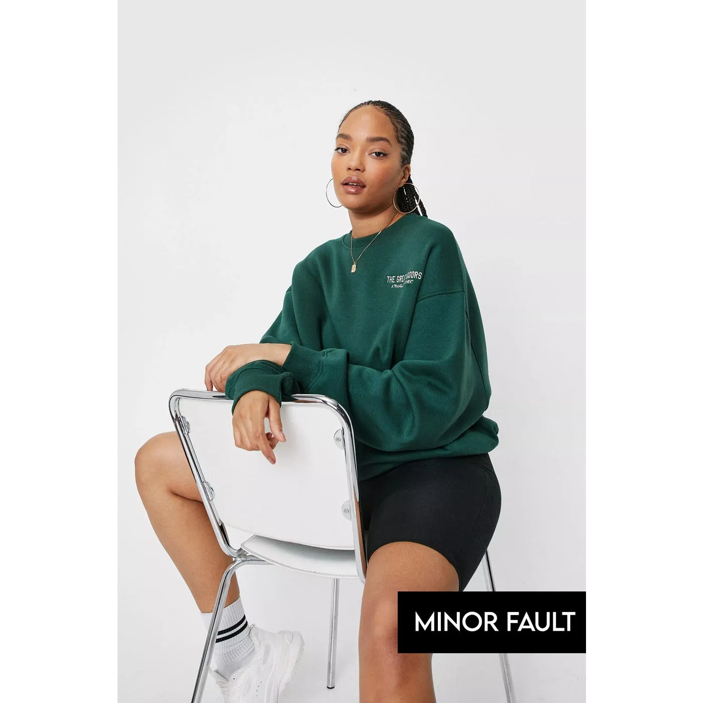 (Minor Fault) Great Indoors Embroidered Sweatshirt