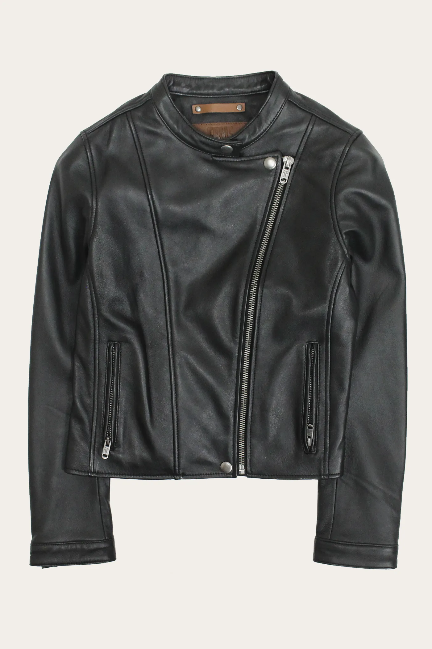 Modern Biker-racer Leather Jacket