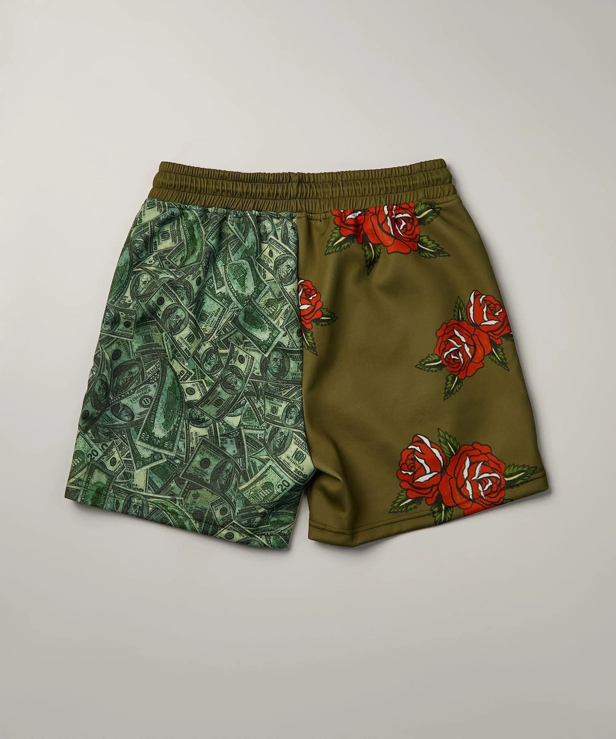 Money And Roses Split Shorts