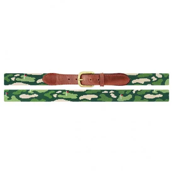 Needlepoint Belt Golfer's Camo