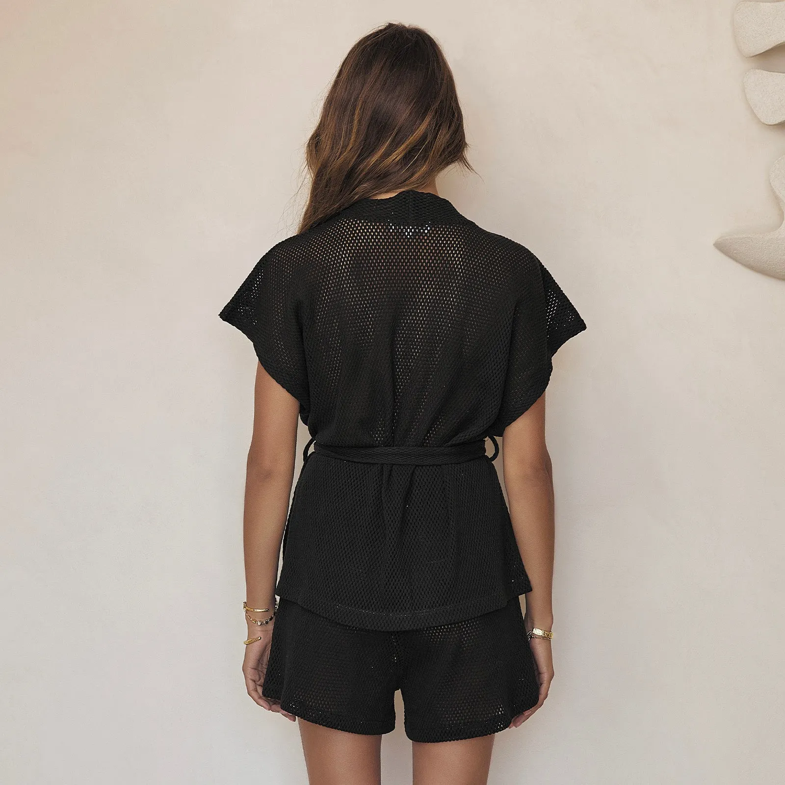 Palermo Shorts Set - Liquorice