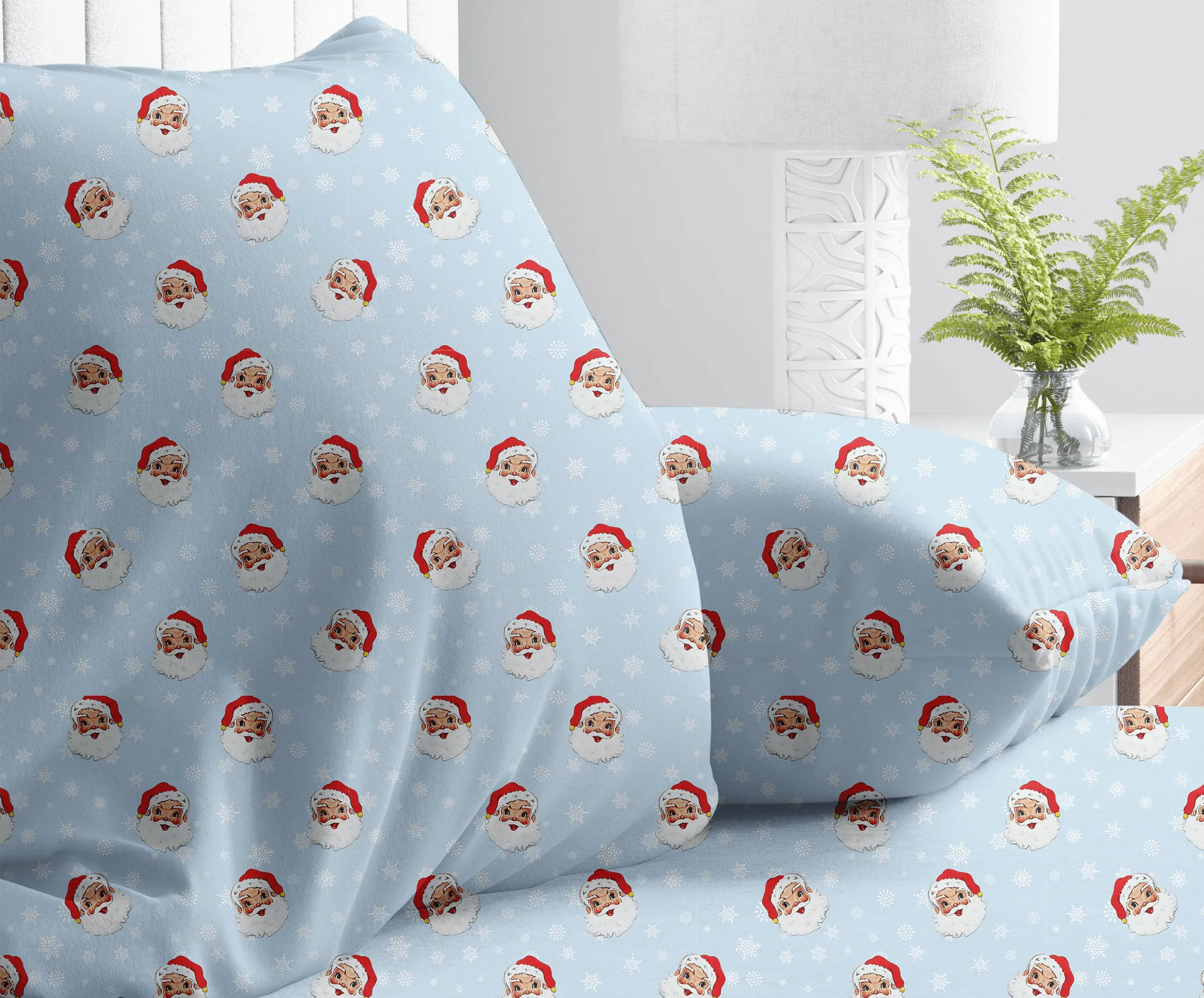 [Pre Order] Holiday Classics Merry & Blue - Bamboo Pillowcase Set of 2 (EST SHIP LATE OCT)