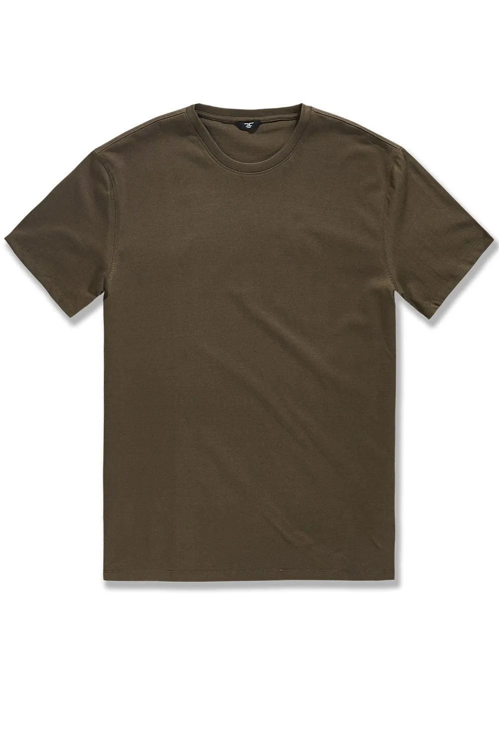 Premium Crewneck T-Shirt (Army Green)