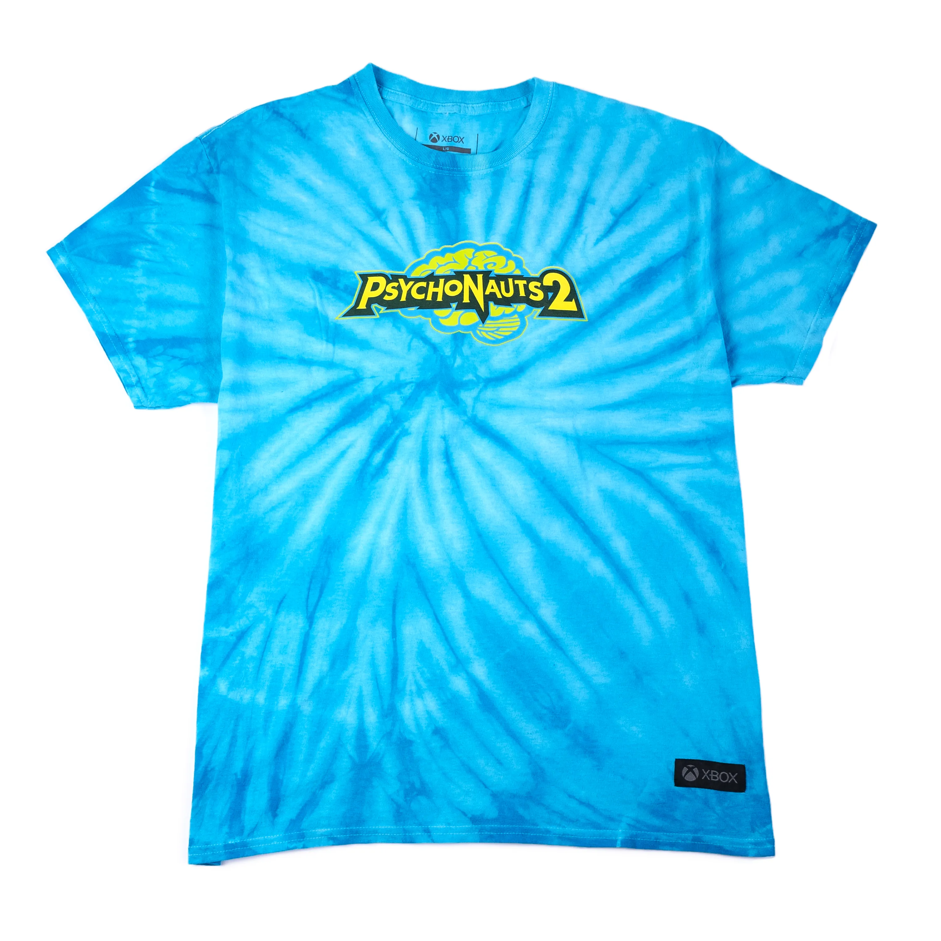 Psychonauts 2 Teal Tie Dye Tee