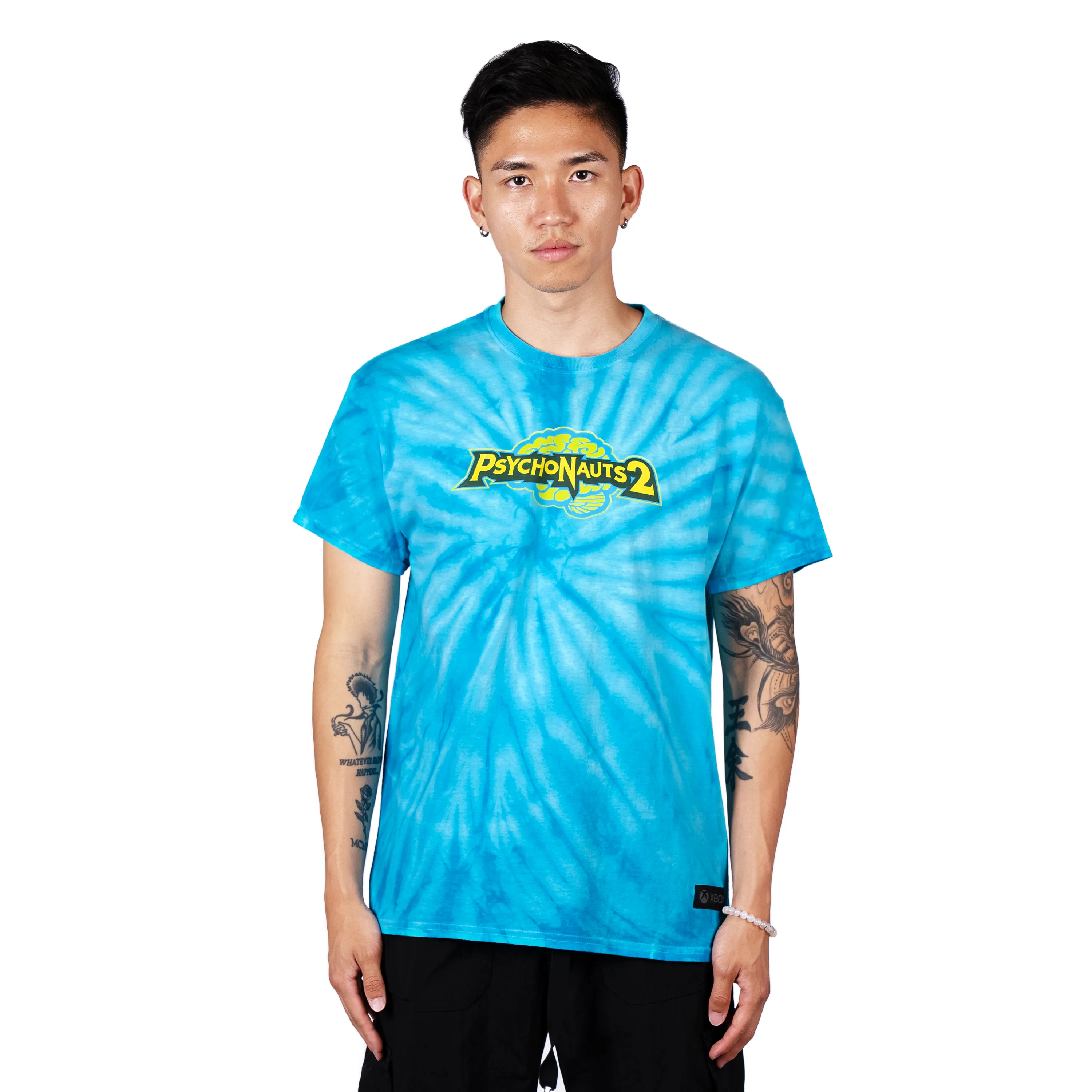 Psychonauts 2 Teal Tie Dye Tee