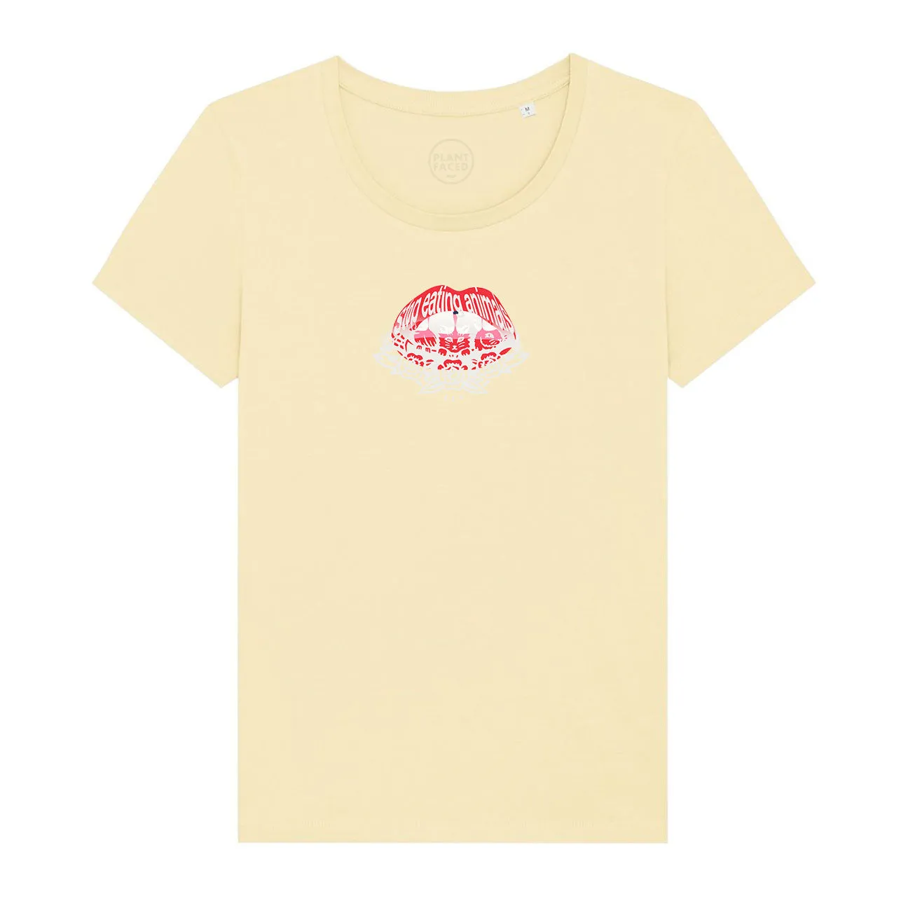 Read My Lips - Femme Tee - Buttermylk